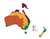 Biomes of Australia Puzzle Map Control Chart