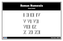 Roman Numerals Task Cards