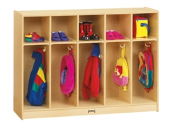 Toddler 5 Section Coat Locker