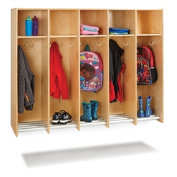 5 Section Hanging Locker - Without Tubs