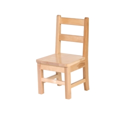 Solid Birch Classroom Chair 8" High