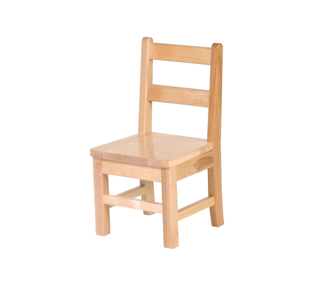 Solid Birch Classroom Chair 8" High