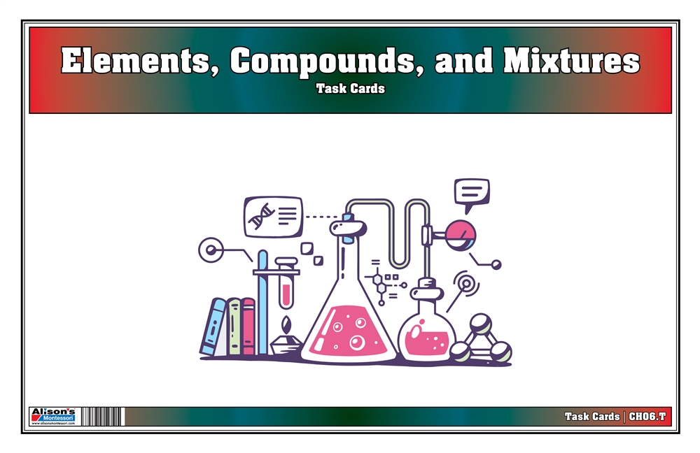 Compounds　Elements,　Materials:　Supplement　Materials　Montessori　Mixtures