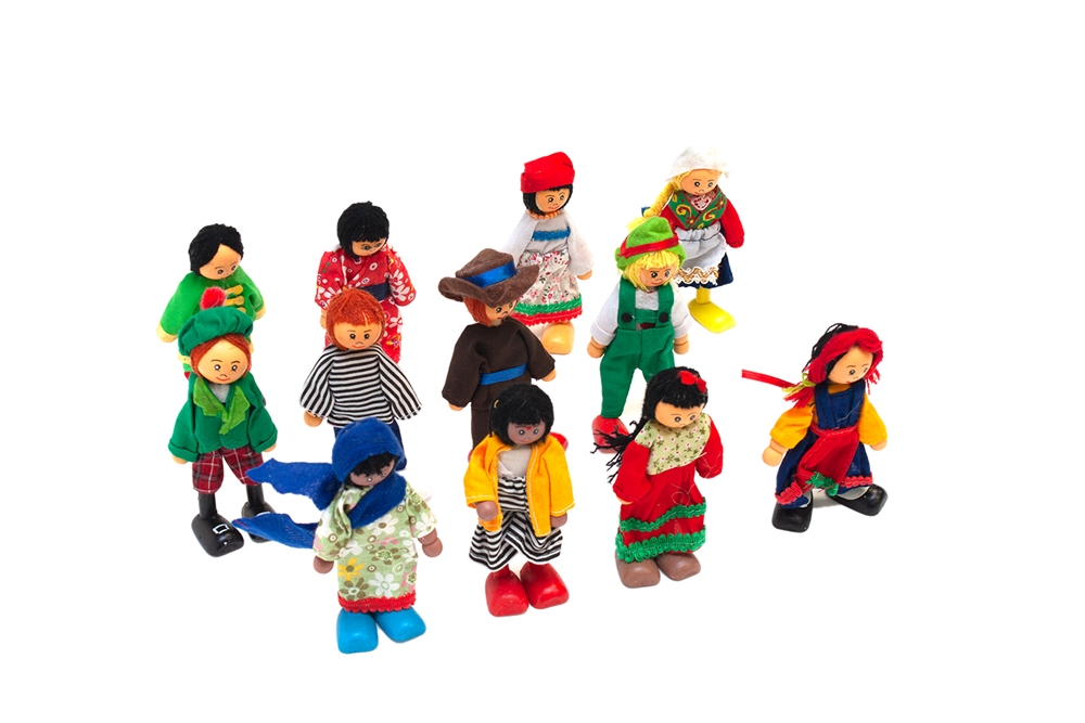 Montessori Materials: Cultural Dolls