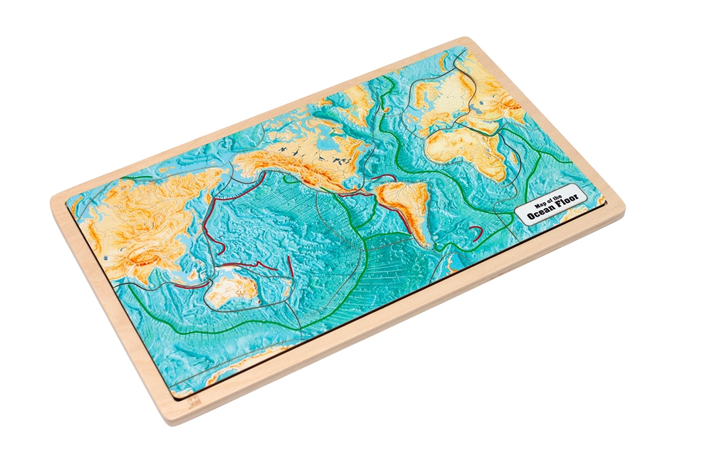  Map of the Ocean Floor Puzzle