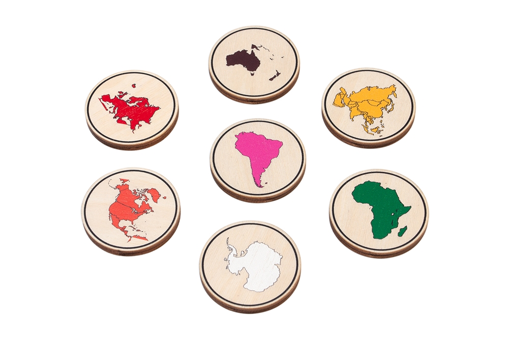 Continents Memory Game 