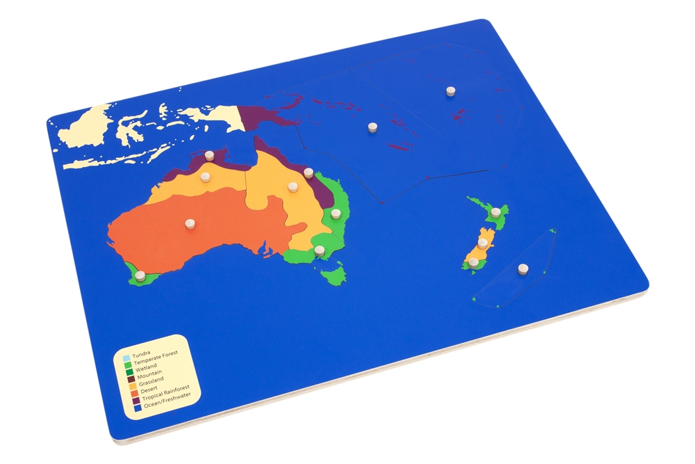 Biomes of Australia Puzzle Map 