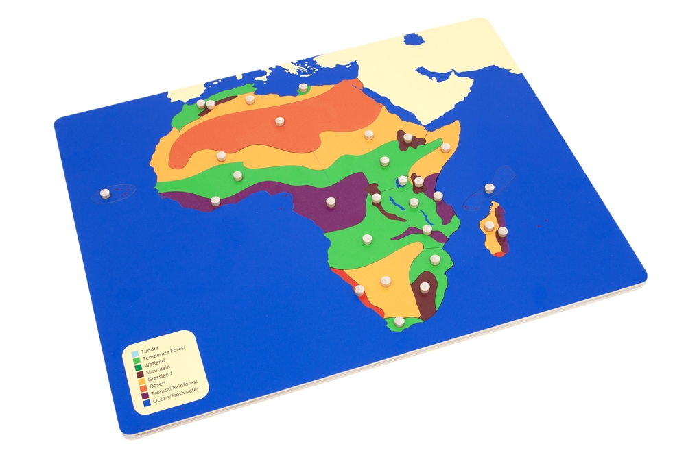 Biomes of Africa Puzzle Map 