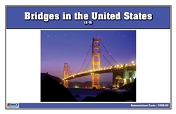 Bridges in the United States Nomenclature Cards (6-9) (Printed)
