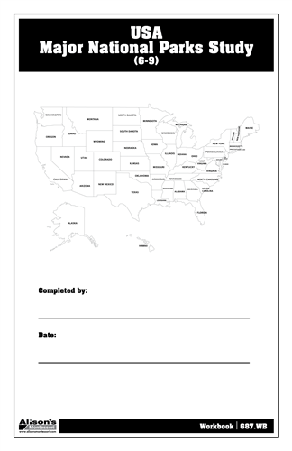 USA National Parks Study Workbook