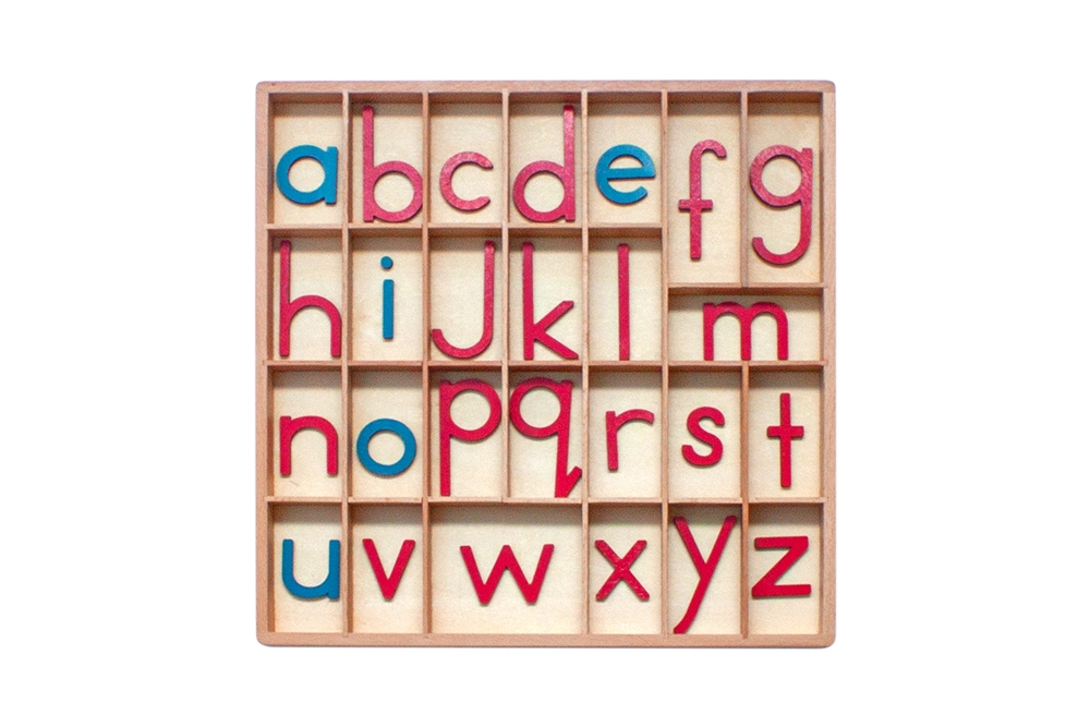 Wood - Small Movable Alphabet (Red & Blue) , Montessori Materials - China  Wooden Educational Toys for Kids Learning and Montessori Materials Wooden  price