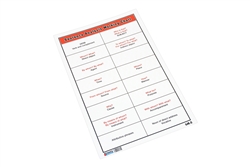 Sentence Analysis  Working Chart