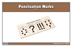 Punctuation Marks Nomenclature Cards (6-9) (Printed)