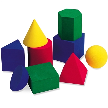 Montessori Materials: Hands-On Soft Large Geometric Shapes