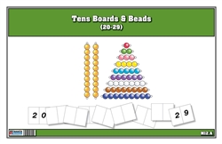 Tens Boards & Beads Activities (20-29) (Printed)