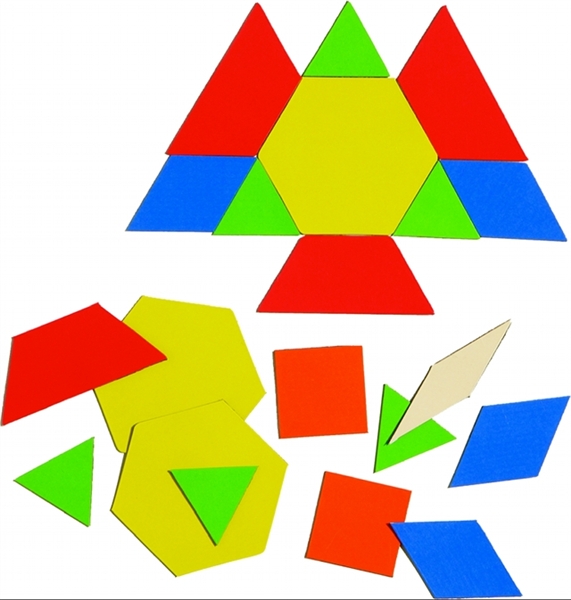 Montessori Materials: Magnetic Pattern Blocks