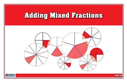 Adding Mixed Fractions (Printed)