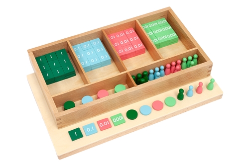 Montessori Materials: Decimal Stamp Game