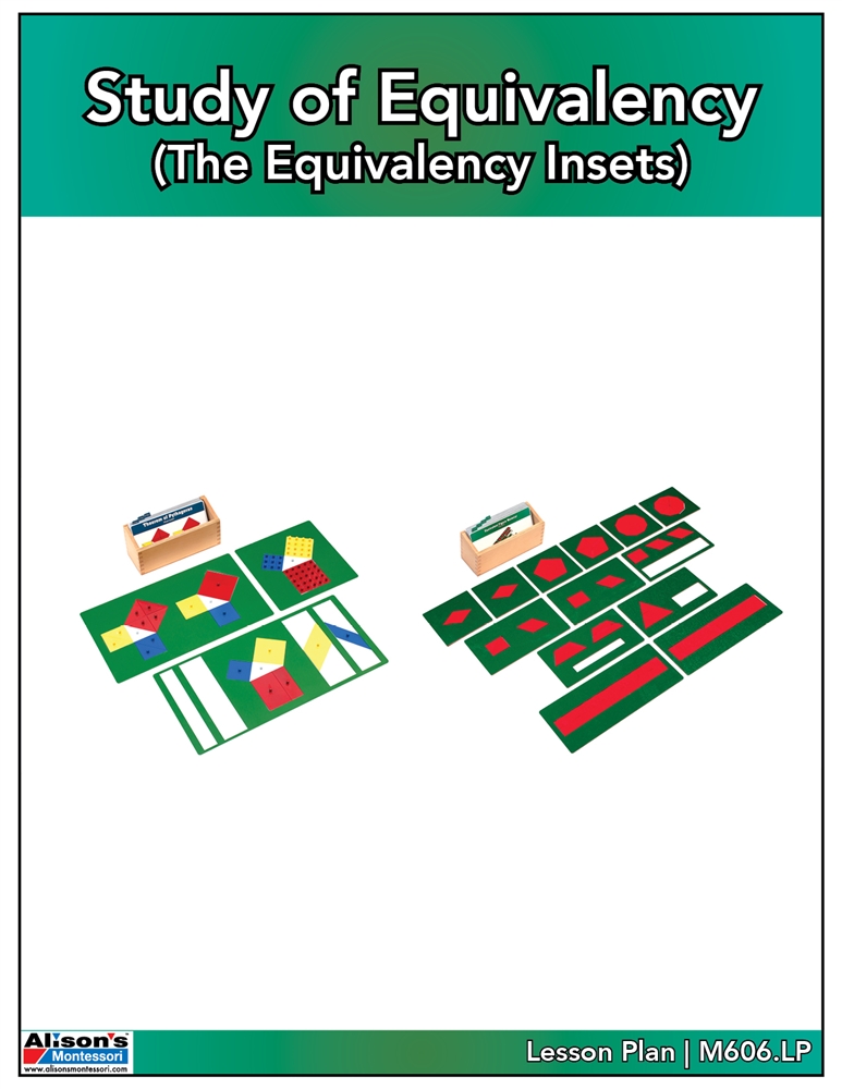 Study of Equivalency - The Equivalency Insets - Lesson Plan 