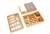 Golden Bead Material (8 mm Acrylic Individual Bead - Plastic Cards) - Complete Set (Premium Quality)