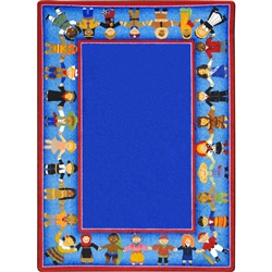 Children of Many Cultures (5'4" X 7'8" Rectangle)