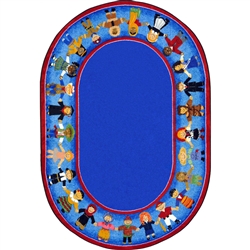 Children of Many Cultures (5'4" x 7'8" Oval)