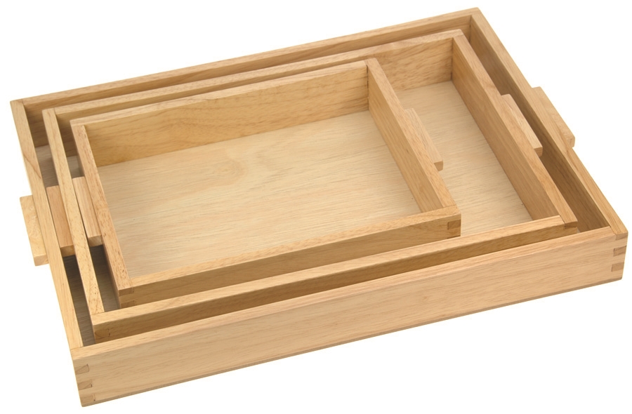 Large Wooden Tray - Montessori Services