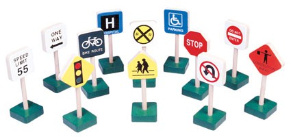 MINI TRAFFIC SIGNS