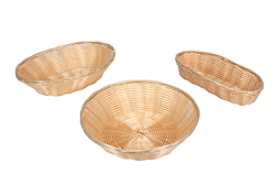 Natural Poly Woven Basket