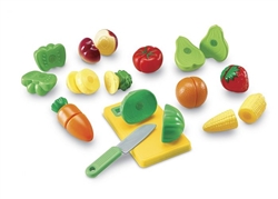 Montessori Materials: Sliceable Fruits & Veggies