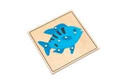 Parts of a Fish Puzzle with Nomenclature Cards (3-6) (Premium Quality)