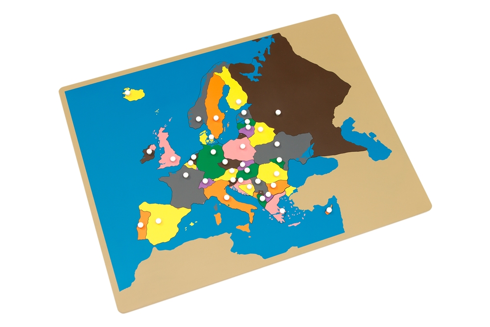Mapa Europy Puzzle Montessori | Images and Photos finder