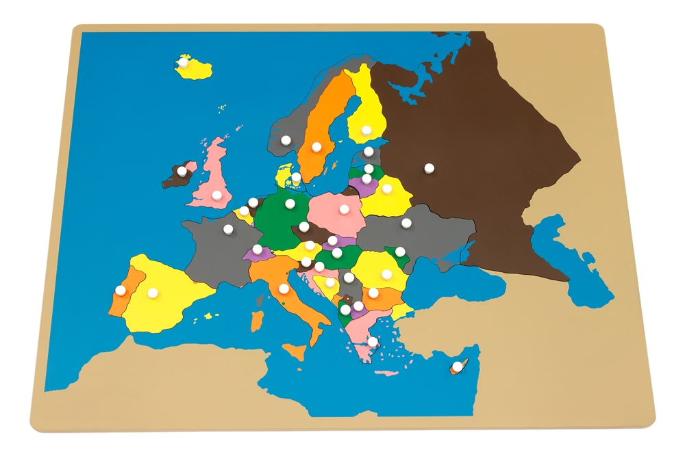 Puzzle Map of Europe (Premium Quality)