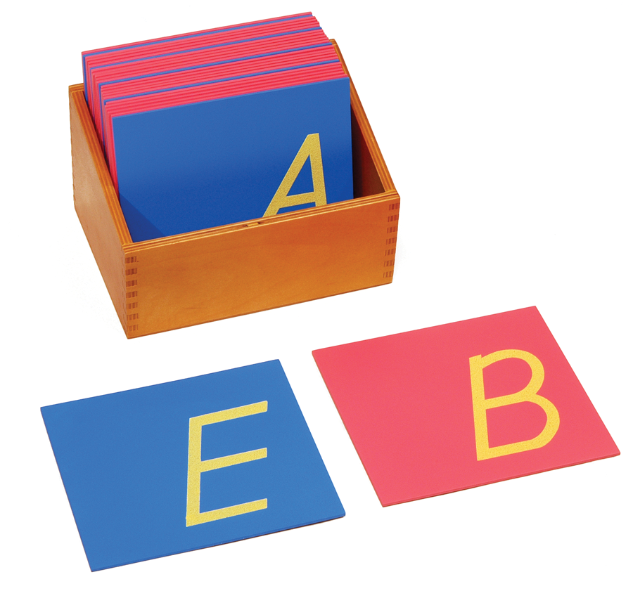 montessori language materials sandpaper capitals d