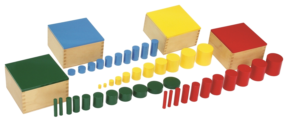 Montessori Materials Knobless Cylinders (Premium Quality)