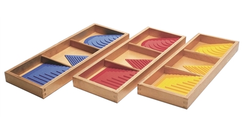 Montessori Materials: Circles, Squares and Triangles - Complete Set ...