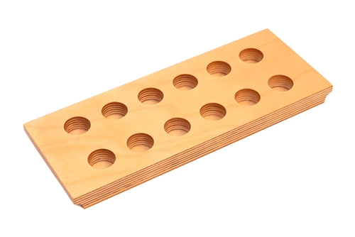 Montessori Materials: Tray for Pressure Cylinders (Premium Quality)