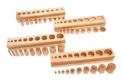 Knobbed Cylinder Blocks Set (Value Line)