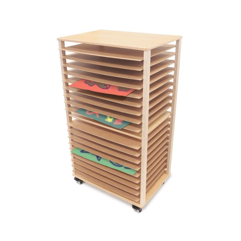 Montessori Materials : Mobile Art Drying Rack