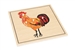 Montessori Materials: Parts of a Rooster Puzzle