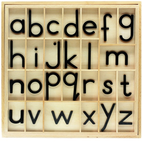 Montessori Materials: Letters for Small Movable Alphabets